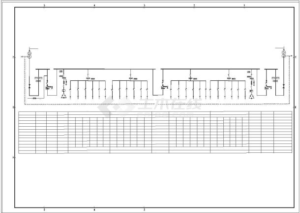 0.4kV低压整套配电系统cad设计图-图二