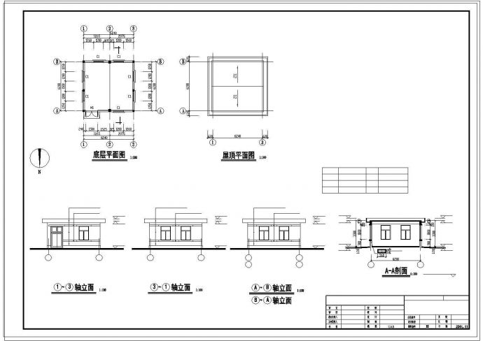 1.5m泵站工程cad施工设计cad图纸_图1