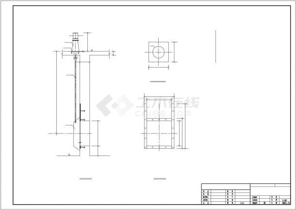 1.5m泵站工程cad施工设计cad图纸-图二