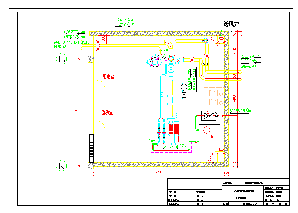 某地换热站施工图CAD图纸