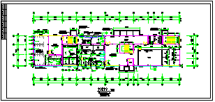 湖北某学校浴室建施CAD平面布置参考图-图二