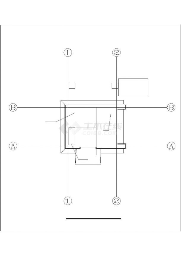 泵站 公园配套用房 学校看台等辅助建筑--给排水设计-图一