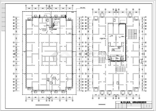 18层住宅楼带人防电气设计CAD施工图纸-图一