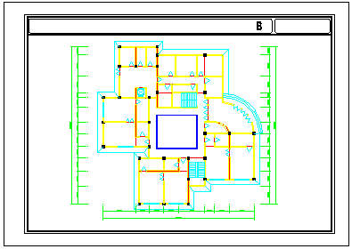 幼儿园建筑方案设计cad图纸_图1