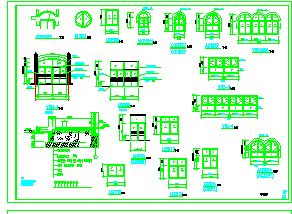 某3层幼儿园建筑设计cad施工图纸_图1