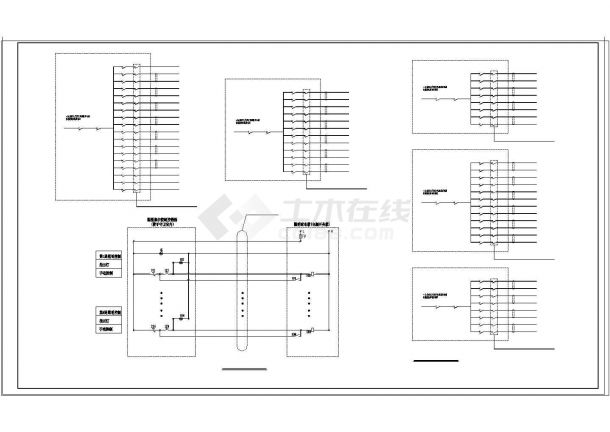 某厂区景观道路路灯设计cad施工图纸-图一