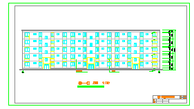 【5层】3414平米框架住宅楼三个户型设计（计算书,建筑,结构图）-图一