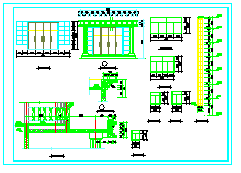 高档办公楼建筑CAD设计施工图纸-图一