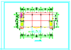 高档办公楼建筑CAD设计施工图纸-图二