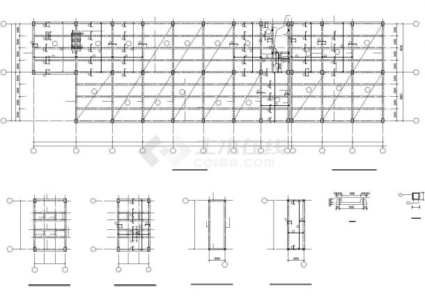某2层联合厂房框架结构施工图-图二
