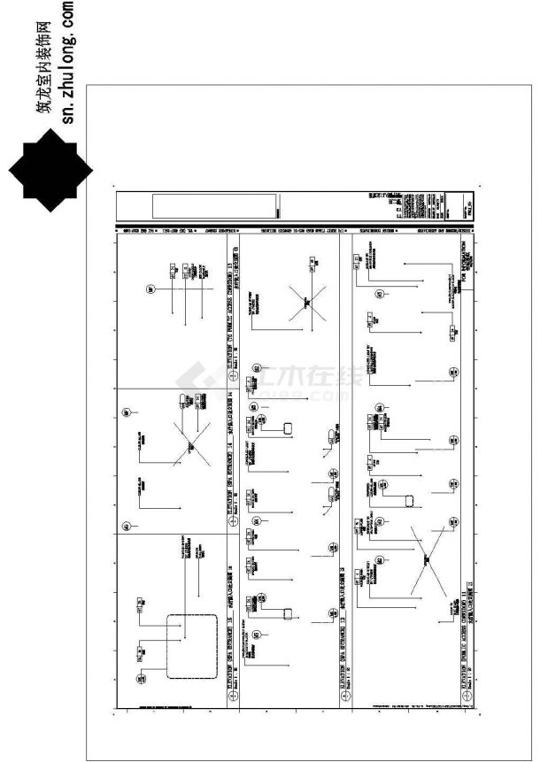 [北京]某酒店SPA室内施工图非常标准CAD图纸设计-图一