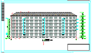 【6层】砖混住宅楼设计cad全套（建筑图、结构施工图纸、计算书）-图一
