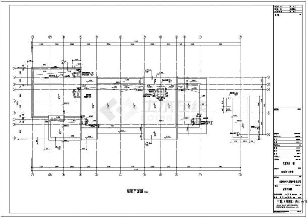 湖州市某小区1200平米3层框架结构民居楼建筑设计CAD图纸-图二