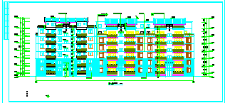 四川塞纳河住宅小区6号楼建筑cad施工图纸-图一