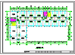 5层 5245平米框架学生公寓cad设计（计算书、建筑、结构图）-图二