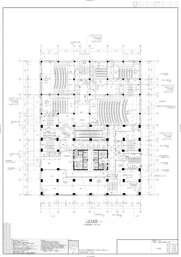 恒大绿洲30层高层住宅公寓裙房影院商业建筑设计施工图-图二
