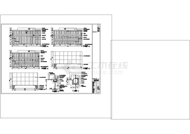 400平米洗浴中心装修图（含效果）非常标准CAD图纸设计-图二