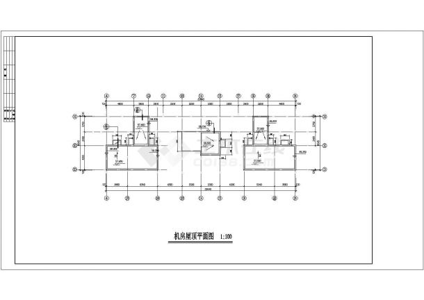 风情花园社区高层住宅楼建筑CAD图纸-图一