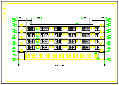 步涌工业区宿舍设计施工cad建筑图-图二