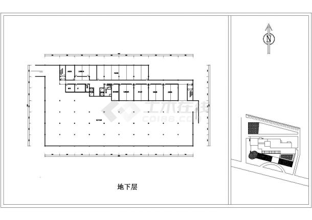 浙江省宁波市某某五星级酒店装修一层设计cad平面施工图-图一