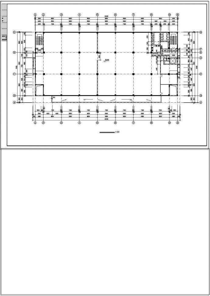 某高层办公商务楼全套建筑CAD施工图_图1