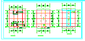 某人民医院四层病房楼建筑设计CAD施工图-图一