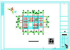 某三层坡地小别墅建筑结构施工图纸(有内庭)-图二