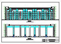 某生态型居住区五层住宅楼建筑方案图纸（3组）-图一