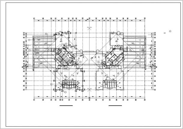 某地区高层住宅建筑CAD施工图-图一