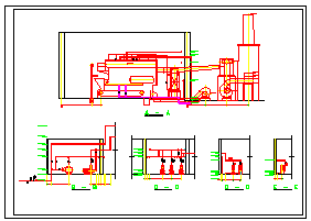 某地锅炉房cad设计图纸_图1