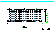 [肥东]某六层住宅楼建筑设计CAD施工图-图二