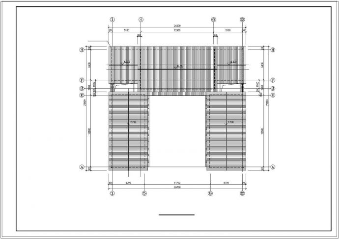 [云南]某民族二层住宅建筑设计CAD施工图_图1
