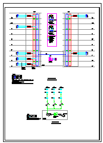出入门禁及电子巡更系统cad设计图纸_图1