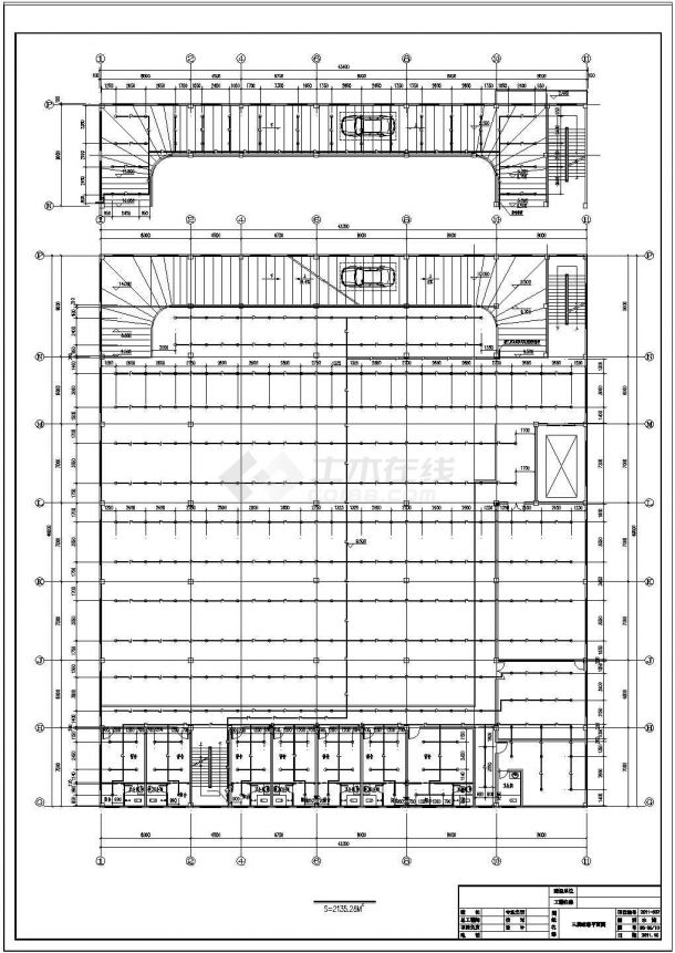 [北京]汽车4S店展厅及维修车间给排水施工图纸（虹吸雨水系统） cad图纸-图一
