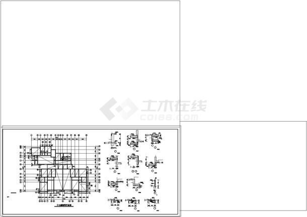 某18层剪力墙住宅结构cad施工建筑工程图-图二