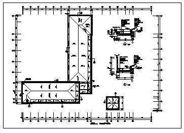 2500平方米某二层豪华幼儿园教学楼建筑施工cad图，共八张-图一