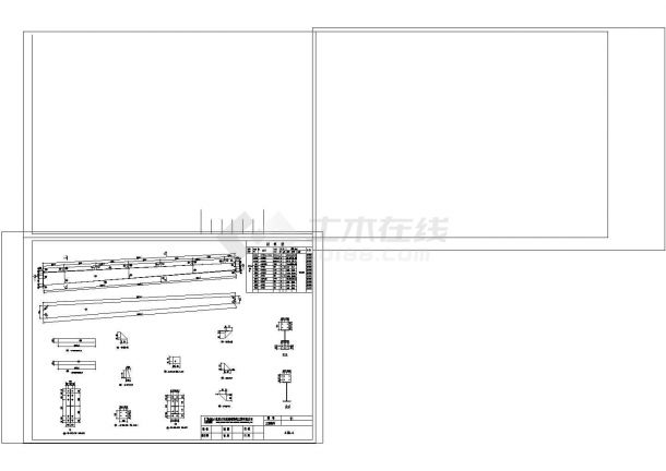 某单层门式钢架结构4#钢结构厂房CAD图纸-图二