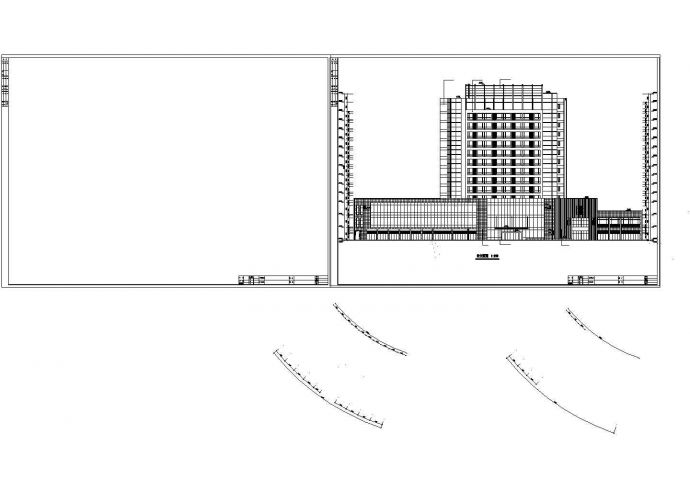 [浙江]某十四层酒店式公寓建筑设计CAD施工图_图1