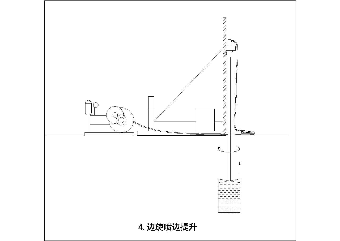 某高压喷射灌浆施工cad图纸