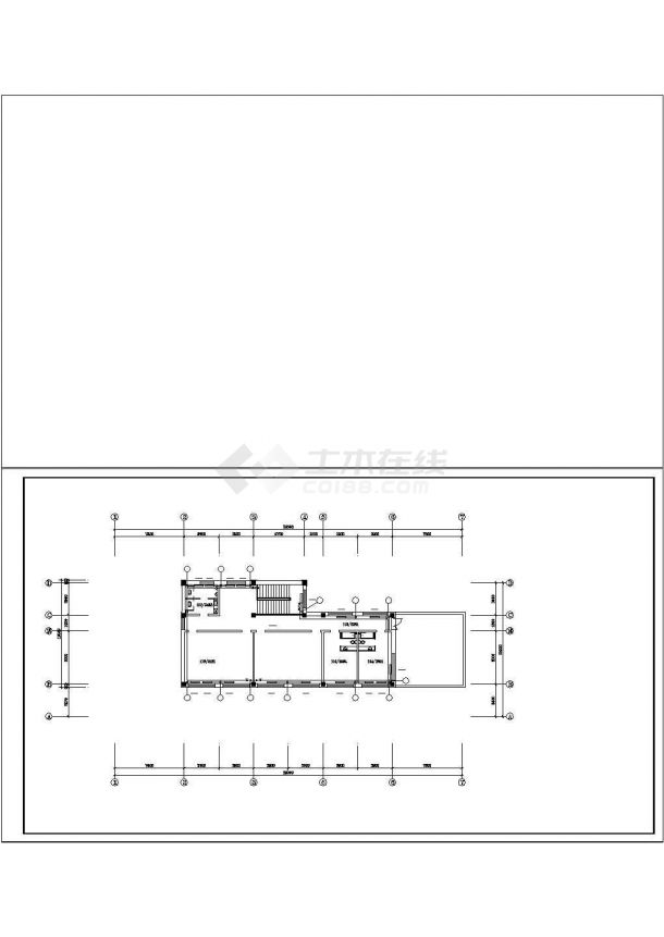  Plant office building and canteen water heating design cad construction drawing - Figure 1