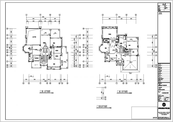 某住宅区三层别墅建筑电气设计CAD图_图1