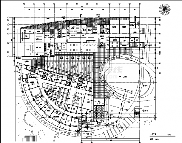 18层34825平米妇产科医院改扩建一期工程建筑设计施工cad图纸-图二