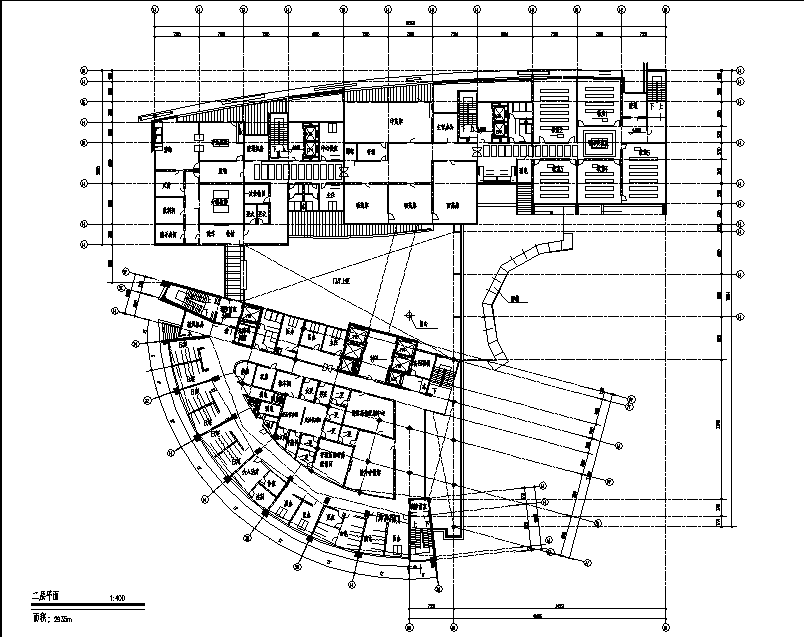 18层34825平米妇产科医院改扩建一期工程建筑设计施工cad图纸
