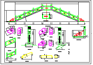 全套古典拱桥的结构设计cad施工图纸-图二