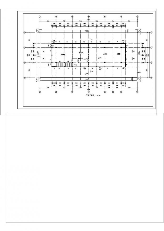 洗浴中心全套建筑图非常标准CAD图纸设计_图1