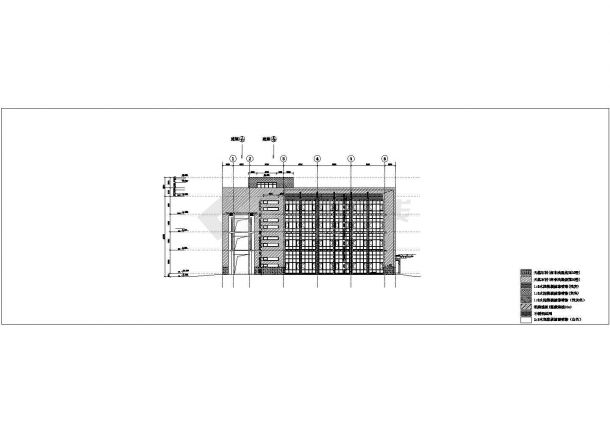 办公楼设计_办公楼工程CAD平面图-图一