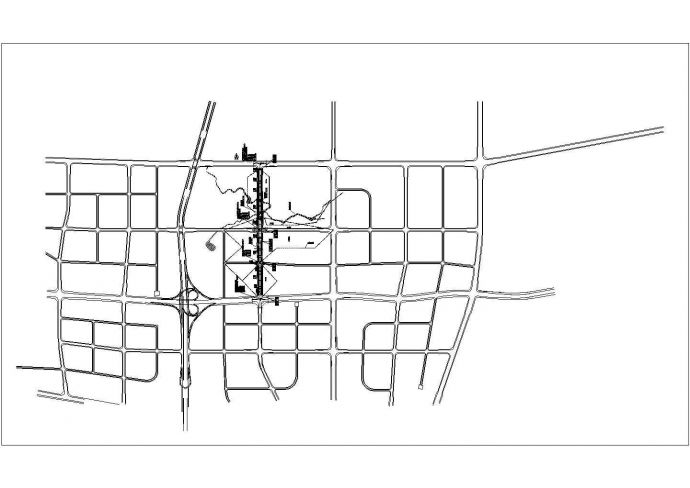 某市政道路排水工程设计cad全套施工图（雨污水分流箱涵）_图1