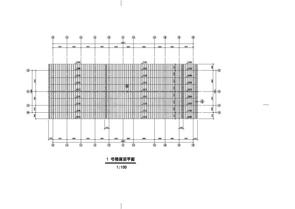 青岛市某地古建筑住宅建筑施工CAD布置图-图一