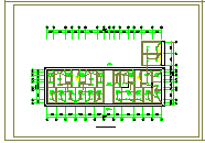 长41.3米 宽22.8米 6层(1梯2户2单元)住宅楼水电施cad图纸_图1