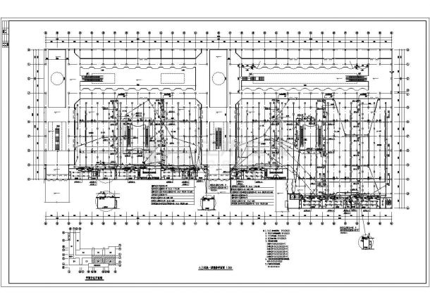 某17万平大型商场全套消防系统设计cad图纸(含平面分区示意图)-图二